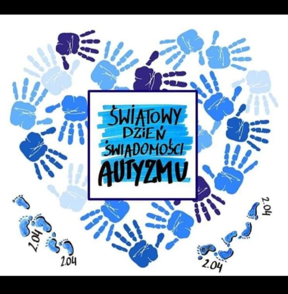 Plakat informujący o Światowym Dniu Świadomości Autyzmu