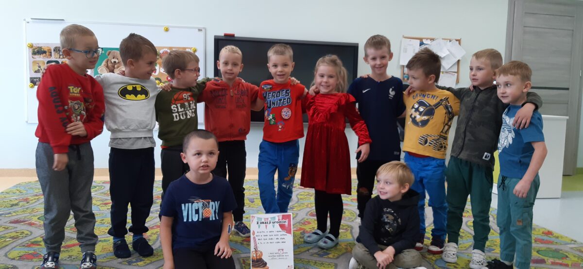 Gabrysia świętuje 5 urodziny w przedszkolu