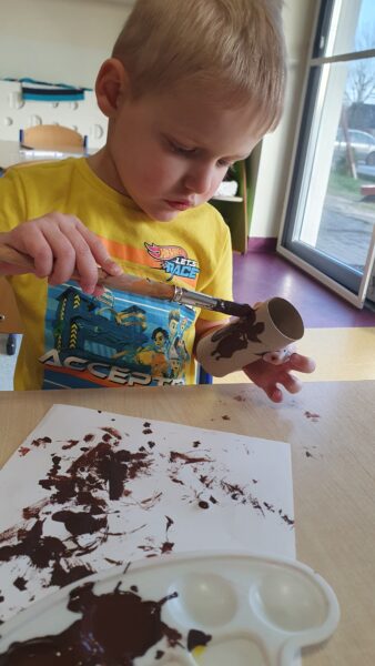 Praca plastyczna z okazji Dnia Pluszowego Misia