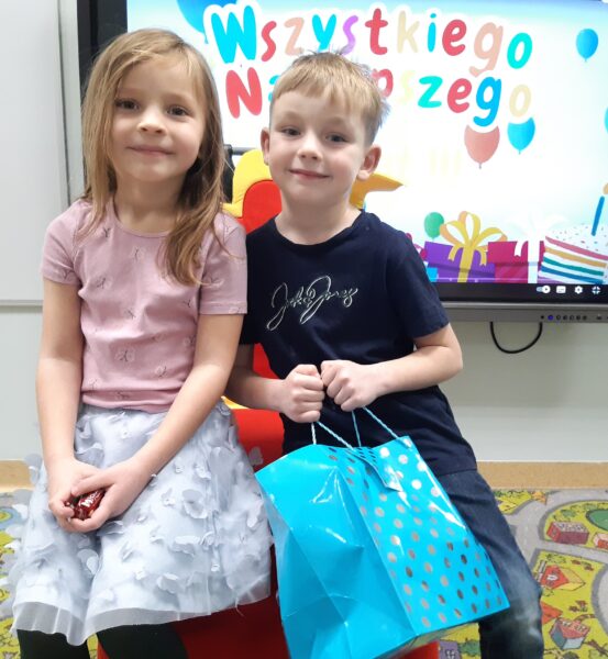 Pamiątkowe zdjęcie Igorka i Aluni.