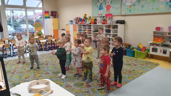 Motylki podczas ćwiczeń