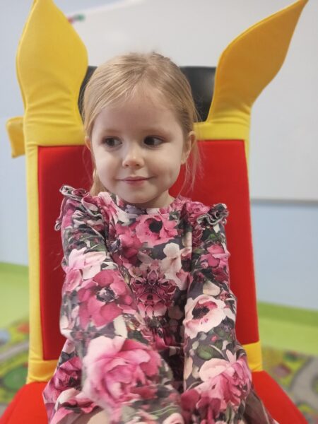 Hania w dniu swoich urodzin