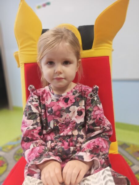 Hania w dniu swoich urodzin