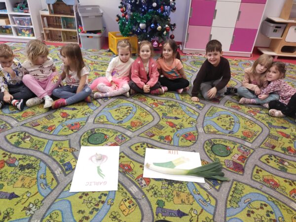 Jeżyki poznają nazwę pora i czosnku w języku angielskim