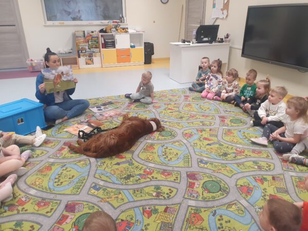 Zajęcia z dogoterapii.