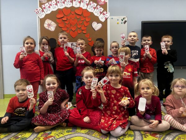 Pszczółki świętują Walentynki