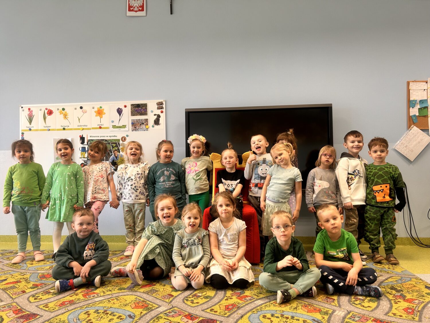 Zdjęcie grupowe w dniu urodzin Doriana