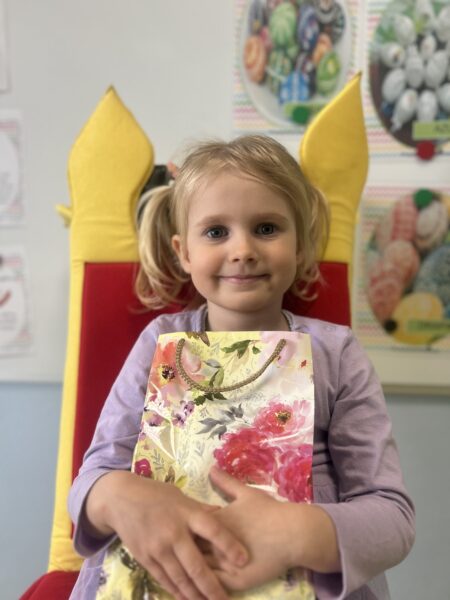 Hania w dniu swoich urodzin