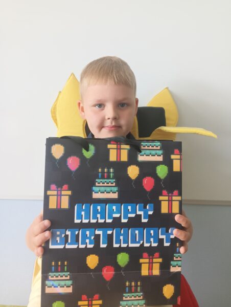 Kubuś w dniu urodzin