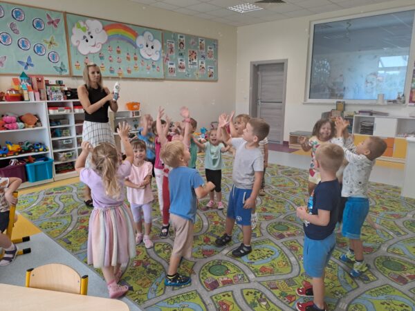 Motylki dbają o higienę.