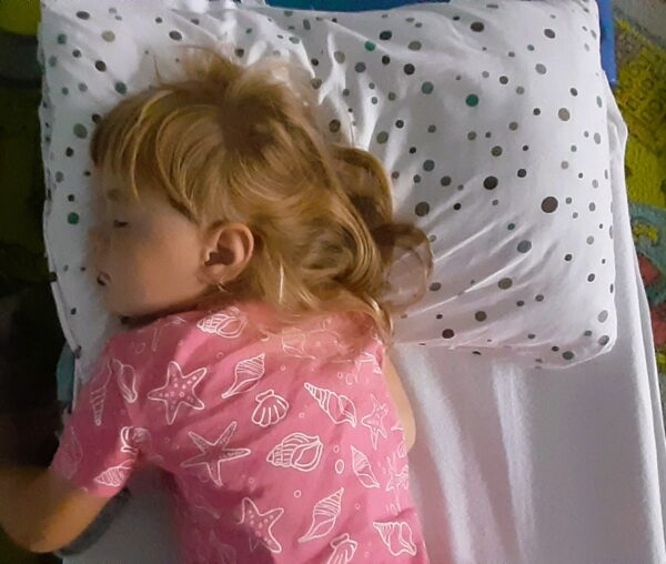 Miś w czasie popołudniowej relaksacji.