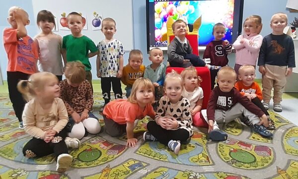 Pamiątkowe zdjęcie z urodzin Franka.