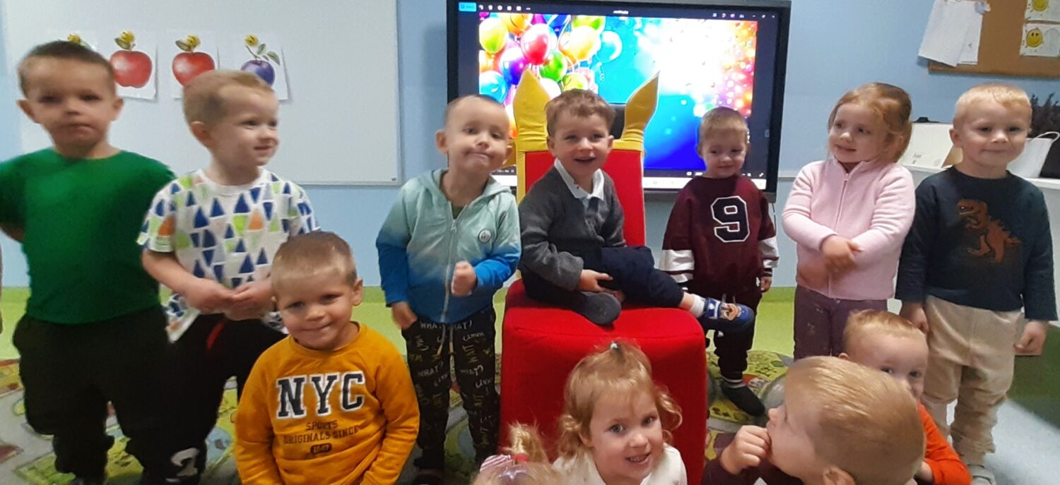 Pamiątkowe zdjęcie z urodzin Franka.