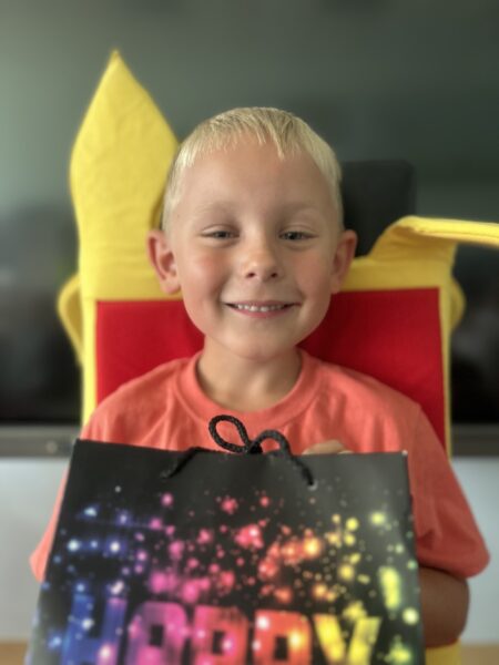 Mikołajek w dniu urodzin