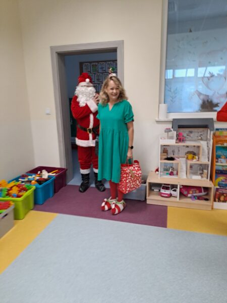 Święty Mikołaj w grupie Motylki