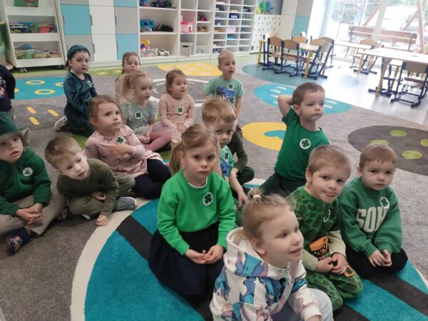 Misie podziwiają zielone krajobrazy Irlandii