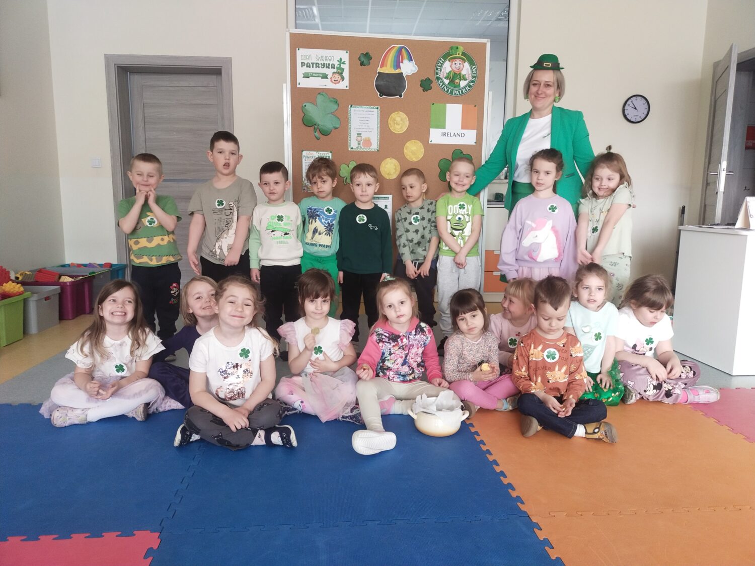 Motylki świętują Dzień Świętego Patryka