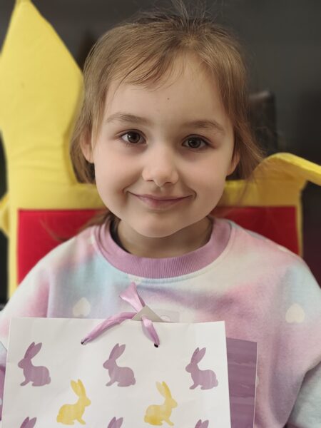 Klara w dniu swoich urodzin
