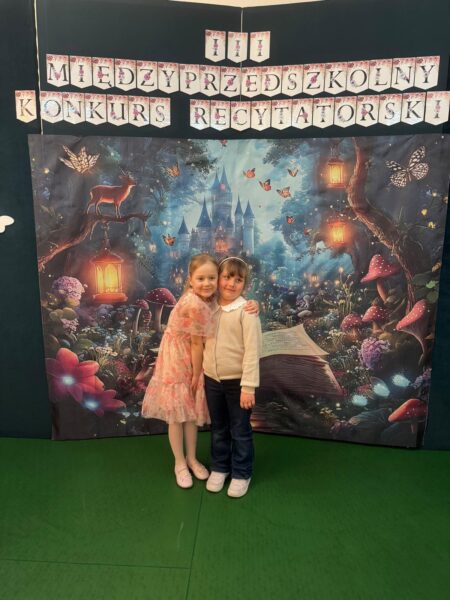 Reprezentanci naszego przedszkola w konkursie recytatorskim